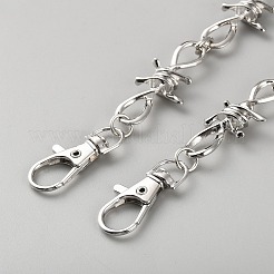 Alloy Barbed Wire Link Chain Belts for Pants&nbsp;AJEW-WH20006-228