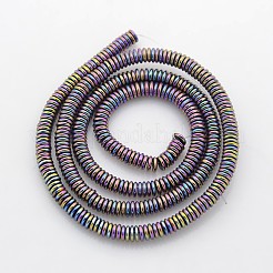 Electroplate Non-magnetic Synthetic Hematite Beads Strands&nbsp;G-J216F-10
