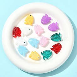14Pcs 7 Colors Glass Enamel Beads&nbsp;LAMP-FS0001-59