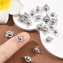 SHEGRACE Brass Round Links&nbsp;XGR0126P-122P