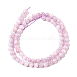 Natural Kunzite Beads Strands&nbsp;G-D856-03-6mm-01
