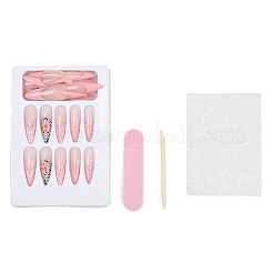 Acrylic Full Cover Press On False Nails&nbsp;MRMJ-P019-01B