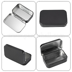 4Pcs Iron Jewelry Storage Boxes with Hinged Lid&nbsp;CON-SP0001-20A