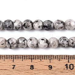 Dyed Natural White Jade Beads Strands&nbsp;G-T139-6mm-60-25