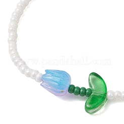 8pcs Glass Stretch Bracelets&nbsp;BJEW-MZ00302