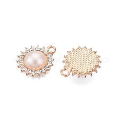 Alloy Rhinestone Pendants&nbsp;PALLOY-N176-83KCG