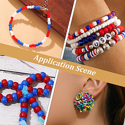 750Pcs 3 Colors Opaque Plastic Beads&nbsp;KY-PA0001-20