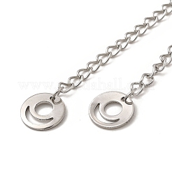 Tarnish Resistant 304 Stainless Steel Curb Chain Extenders&nbsp;STAS-P320-04P