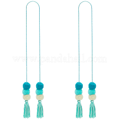 Polyester Tassel Pendant Decoration&nbsp;HJEW-WH20003-04A-02