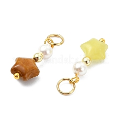 Natural & Synthetic Mixed Gemstone Pendants&nbsp;PALLOY-JF05819