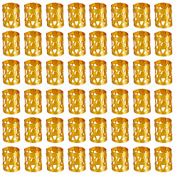 300Pcs Aluminum Dreadlocks Beads Hair Decoration&nbsp;ALUM-PA0001-01G