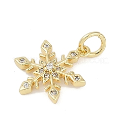 Rack Plating Brass Micro Pave Cubic Zirconia Pendants&nbsp;KK-H509-12G-03