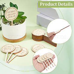 Wood Plant Labels&nbsp;DIY-GF0014-39B