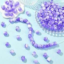 120Pcs ABS Plastic Imitation Pearl European Beads&nbsp;FIND-SC0019-25