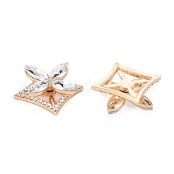 Rack Plating Alloy Crystal Rhinestone Cabochons&nbsp;PALLOY-S143-19