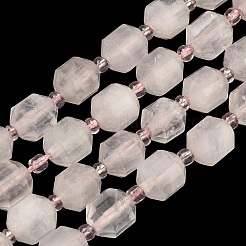 Natural Rose Quartz Beads Strands&nbsp;G-O201B-24