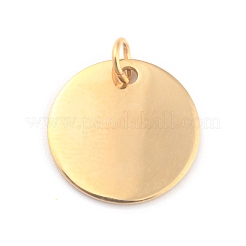 Ion Plating(IP) 304 Stainless Steel Charms&nbsp;STAS-H159-01G