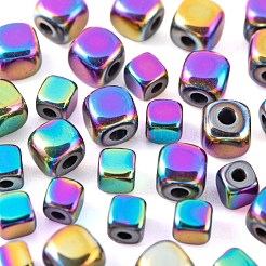 4 Strands 2 Sizes Electroplate Non-magnetic Synthetic Hematite Beads Strands&nbsp;G-LS0001-70