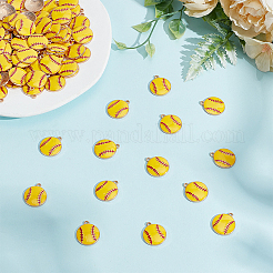 128Pcs Alloy Enamel Pendants&nbsp;ENAM-GO0001-20