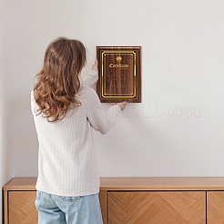 Blank MDF Medal Plaque&nbsp;DJEW-WH0077-06B
