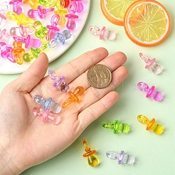 50Pcs Transparent Acrylic Pendants&nbsp;TACR-YW0003-25