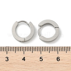 Tarnish Resistant 202 Stainless Steel Huggie Hoop Earrings&nbsp;X-EJEW-O087-09A-P