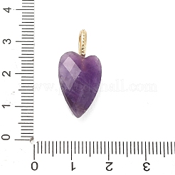 Natural Amethyst Pendants&nbsp;G-C290-01C