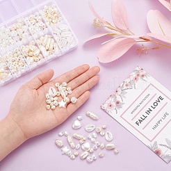 10 Style Imitation Pearl Acrylic Beads Set&nbsp;OACR-YW0001-14