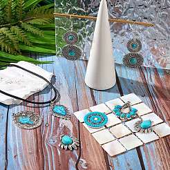 12Pcs 6 Styles Synthetic Turquoise Pendants&nbsp;FIND-SZ0005-73