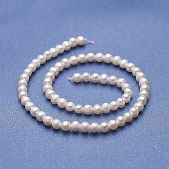 Natural Cultured Freshwater Pearl Beads Strands&nbsp;PEAR-P060-18-01