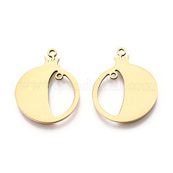 201 Stainless Steel Connector Charms&nbsp;STAS-N091-174LG
