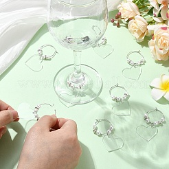 20Pcs Brass Wine Glass Charm Rings&nbsp;AJEW-YW00007