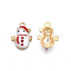 Rack Plating Alloy Enamel Pendants&nbsp;ENAM-N055-137