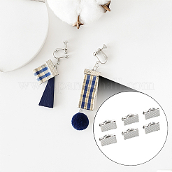 280Pcs Iron Ribbon Crimp Ends&nbsp;IFIN-CP0002-97G