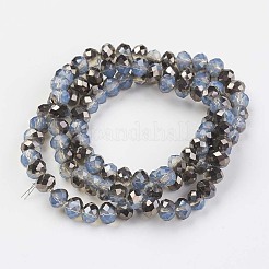 Electroplate Glass Beads Strands&nbsp;EGLA-A034-J3mm-P05