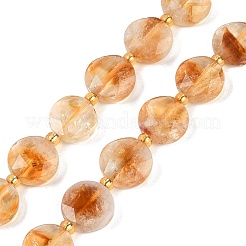 Natural Citrine(Heated) Beads Strands&nbsp;G-C116-A58-01