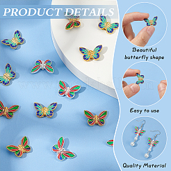 36Pcs 3 Colors Alloy Enamel Beads&nbsp;FIND-CA0009-29