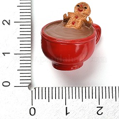Christmas Theme Opaque Resin Cabochons&nbsp;CRES-Q007-01C