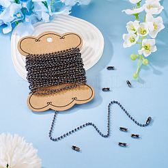 DIY Ball Chain Necklaces Making Kits&nbsp;DIY-TADJ0001-03