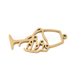 304 Stainless Steel Pendants&nbsp;STAS-G355-03G