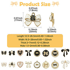 32Pcs 16 Styles Alloy Enamel Charms&nbsp;ENAM-CJ0007-05