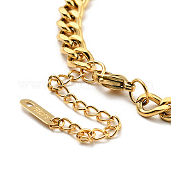 Crystal Rhinestone Butterfly Pendant Necklace with Curb Chains&nbsp;NJEW-P229-06G