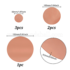 6Pcs 3 Styles Copper Sheets&nbsp;DIY-GA0008-13