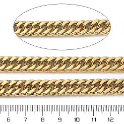 Ion Plating(IP) 304 Stainless Steel Cuban Link Chains&nbsp;CHS-E030-04A-G