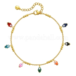50Pcs Brass Enamel Pendants&nbsp;ENAM-CJ0003-92