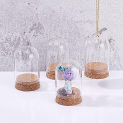 4 Sets High Borosilicate Glass Dome Cover&nbsp;DJEW-NB0001-15