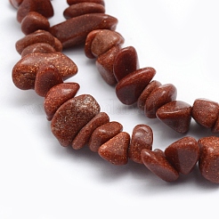 Synthetic Goldstone Beads Strands&nbsp;G-P332-22