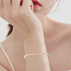10 Strands Transparent Gradient Color Glass Beads Strands&nbsp;GLAA-CJ0002-09B