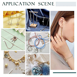 300Pcs 6 Styles Brass & Stainless Steel Jump Rings&nbsp;FIND-PH0007-16