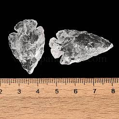 Natural Handmade Quartz Crystal Pendants&nbsp;G-K386-01